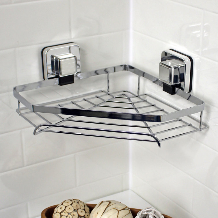 Symple Stuff Mike Pushloc Corner Shower Caddy & Reviews Wayfair.co.uk